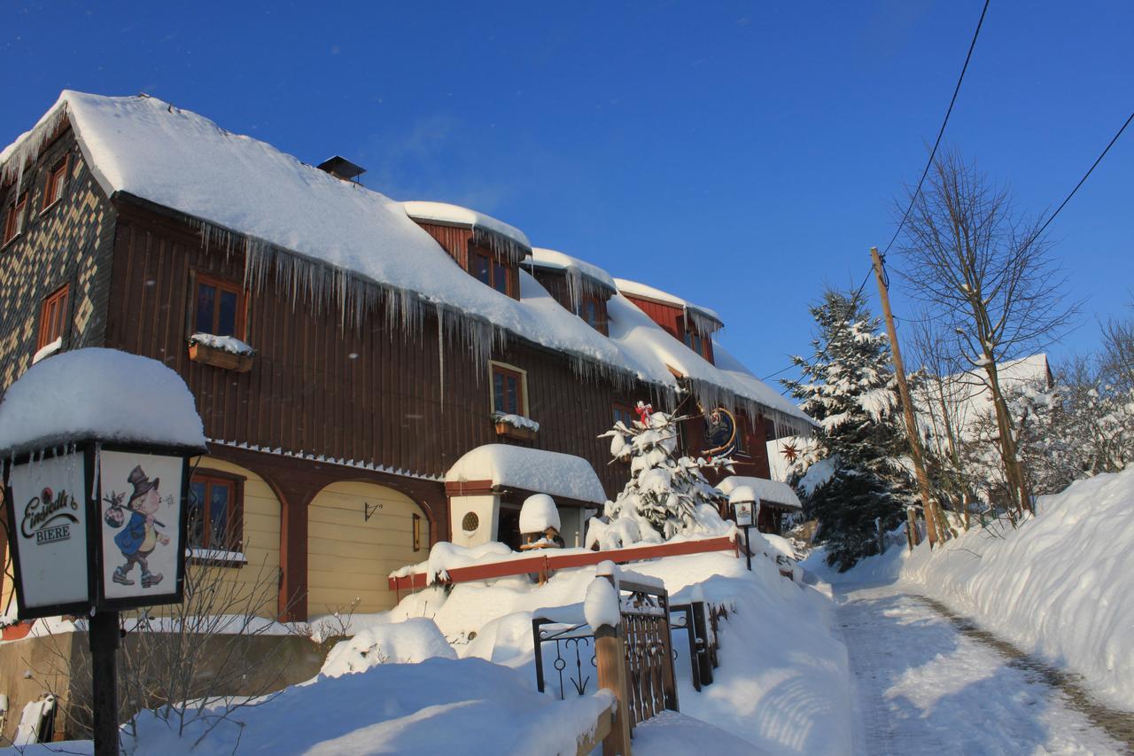 Gasthaus "Zum Wanderstuebel" Hinterhermsdorf Kültér fotó